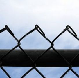 chain link fence closeup
